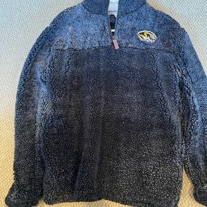Dark gray Mizzou Sherpa